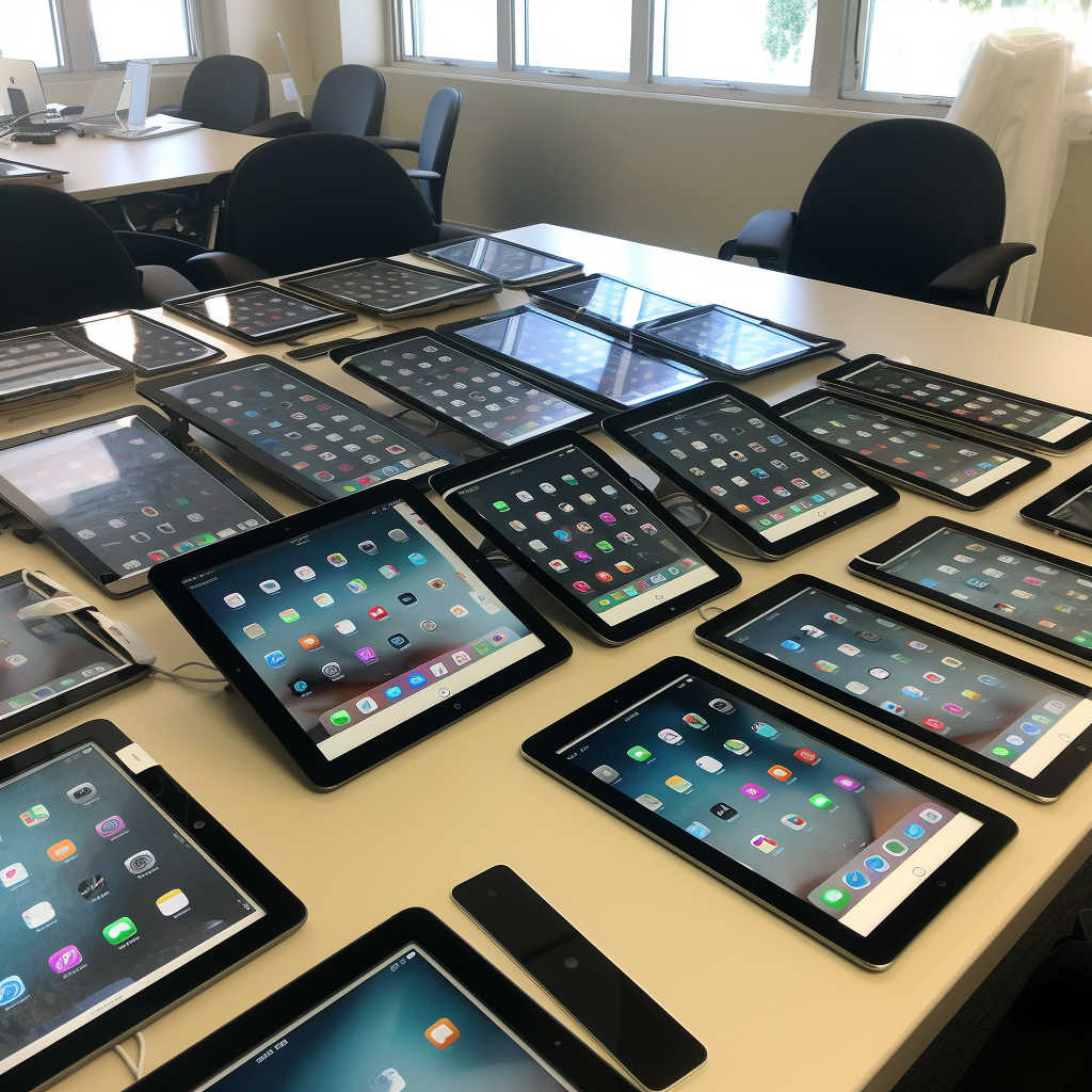 iPads auf Tisch